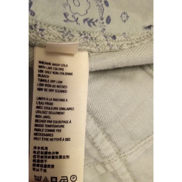 Free People We The Free Sadie Jeans Paper Bag Belted Waist Tapered Leg Sage 30 - Picture 12 of 13